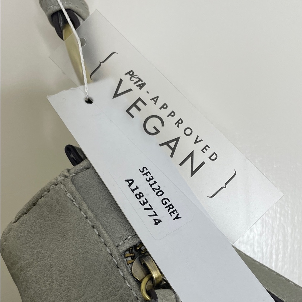 Malibu Skye Vegan Leather Gray Handbag - Picture 2 of 4